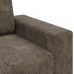Sofá Loveseat  Gris Oscuro de 120 cm en Cuero Sintético