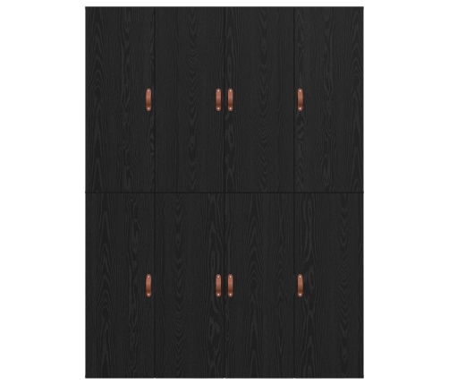 Cama con Almacenamiento  Roble negro Madera compuesta Completa/Doble