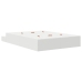 Marco de Cama de Almacenamiento  Blanco Madera Elaborada