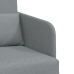 Sofá cama  2 en 1 gris claro 65x80x83 cm tela