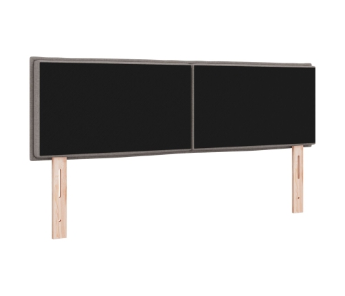 Cabecero Diseño Líneas Taupe 140 cm Tela