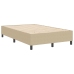 Cama con somier  Verde Claro Gris 120x200 cm Tela de pana