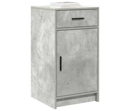 Mueble de Entrada Gris Concreto 40x41x75 cm Madera Elaborada