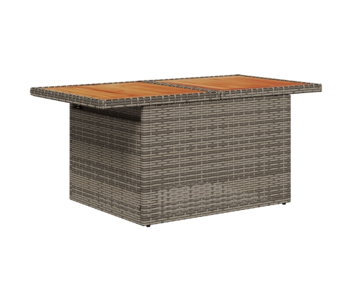 Set de Sofá de Jardín  Set de 8 Gris Ratan