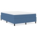 Cama Box Spring  Azul 140x200 cm Tejido de Corduroy
