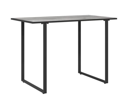 Mesa de Jardín  Gris 100x55x70 cm DPC y Acero