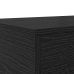 Mesa de Noche  Roble Negro Madera Resistente 160 x 36.5 x 16.5 cm