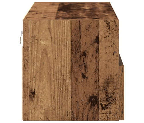 Gabinetes de TV  2 pcs Madera Vieja 100x30x30 cm Madera Elaborada
