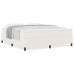 Cama Box Spring  con Colchón Crema Super King Tela de Pana