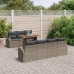 Set de Sofá de Jardín  Set de 8 Gris Ratán