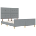 Cama  Gris Claro 140x190 cm Tela