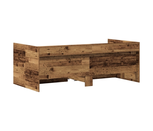 Cama Nido  con Cajón Madera Vieja Madera Elaborada 75 x 190 cm