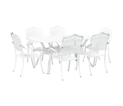 Juego de 4 Blanco Aluminio fundido Grande Inlays decorativos
