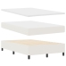Cama con Box Spring  con Colchón Crema 120x200 cm Tela de Pana