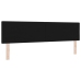 Cabecera LED acolchada negra 90 cm tela
