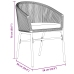 Set de Comedor Jardín  5 Piezas Marrón Ratán Poliéster