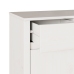 Aparador ""DRAMMEN"" Blanco 114x43x75,5 cm Madera Sólida de Pino