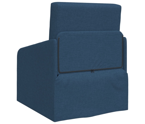 Sofá Cama de Suelo  2 en 1 Azul 65x80x83 cm Tela
