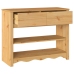 mesa consola ""DRAMMEN"" 89,5x37x73 cm de madera maciza de pino