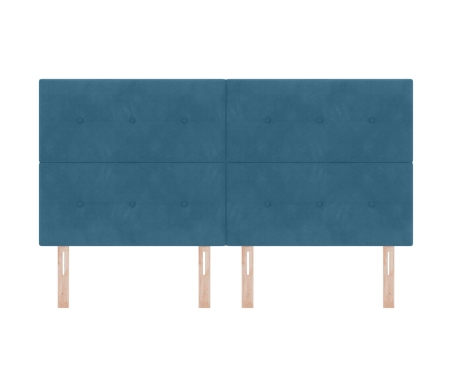 Cabecero  Azul Oscuro 180 cm Terciopelo