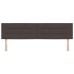 Cabezal de diseño Lines Marrón oscuro 180 cm Tela