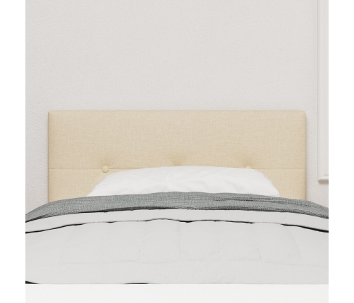 Cabecero Button Tapizado Crema de 80 cm Fabric