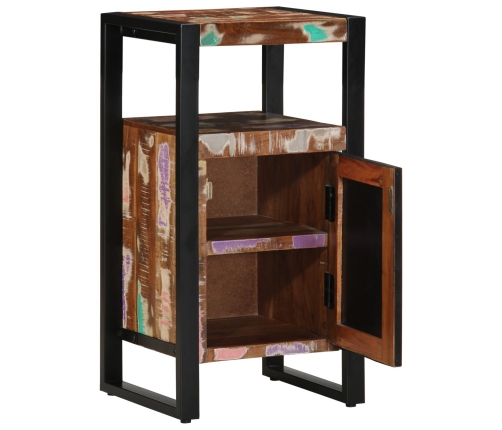Armario de Baño Multicolor 40x35x75 cm Madera Sólida Recuperada