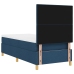 Estructura de Cama  con Colchón Azul Tela 90 x 200 cm Cama Azul