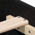 Cama con Cajones  Negro Roble 135x190 cm Madera Engineered