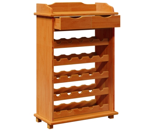 Expositor de Vino 90x60x30 cm Madera Maciza de Pino
