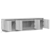 Armario para TV  con LED Gris Sonoma 180x38x49 cm Madera Elaborada