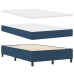 Cama con Somier  con Colchón Azul 120x200 cm Tela