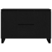 Mueble de almacenamiento Negro Roble 104x35x70 cm Madera Ingeniería
