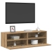 Mueble de Televisión  de Roble Artisan 100x30x30 cm de Madera Elaborada