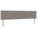 Cama Box Spring  con Colchón Taupe 200x200 cm Tela