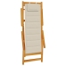 Sillas de playa plegables  2 pcs Taupe de Madera de Acacia y Textilene