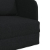 Sofá Cama Negro 2-en-1 65x80x83 cm