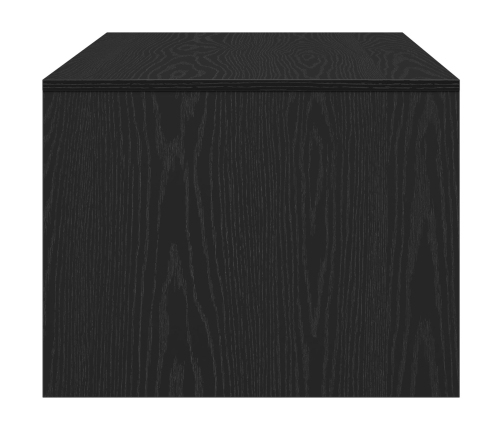 Mesa de Café de Roble Negro 102x55x43.5 cm Hecha de Madera Ingenierizada