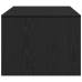 Mesa de Café de Roble Negro 102x55x43.5 cm Hecha de Madera Ingenierizada