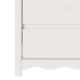Cajonera  ""DRAMMEN"" Blanca 76,5x40x91 cm Madera Maciza de Pino
