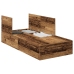 Estructura de Cama de Almacenamiento  Madera Vieja 100x200 cm