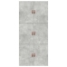Marco de Cama  Gris Concreto Madera Resistente Duradero