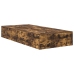 Estructura de Cama con Almacenamiento  Roble Ahumado Madera Elaborada