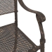 Juego de Bistro de Jardín de 3 Piezas de Aluminio Fundido en Bronce de