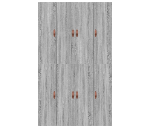 Estructura de Cama de Almacenamiento  Gris Sonoma 120x190 cm