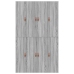 Estructura de Cama de Almacenamiento  Gris Sonoma 120x190 cm