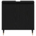Gabinete para Lavabo  Roble Negro 58x33x60 cm Madera Elaborada