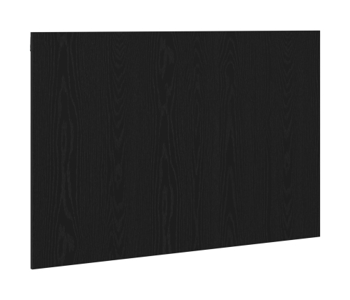 Cabecero de cama  Negro Roble 120x1,5x80 cm Madera de ingeniería