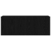 Soporte de TV de roble negro  80x30x30 cm hecho de madera aglomerada