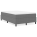 Cama Box Spring  Gris Claro 120x200 cm Tela de Pana